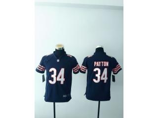 Youth Chicago Bears 34 Walter Payton Football Jersey Navy Blue
