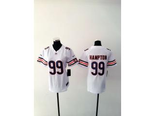 Women Chicago Bears 99 Dan Hampton Football Jersey White