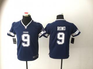 Youth Dallas Cowboys 9 Tony Romo Football Jersey Navy Blue