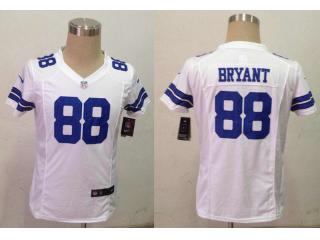 Women Dallas Cowboys 88 Dez Bryant Football Jersey White