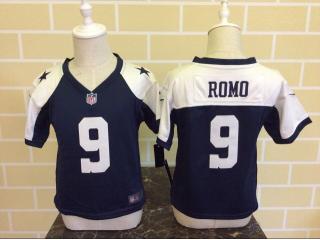 Toddler Dallas Cowboys 9 Tony Romo Football Jersey Navy Blue