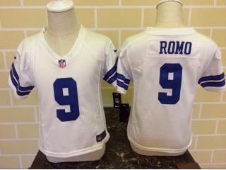 Toddler Dallas Cowboys 9 Tony Romo Football Jersey White