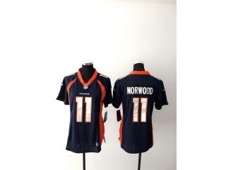 Women Denver Broncos 11 Jordan Norwood Football Jersey Navy Blue
