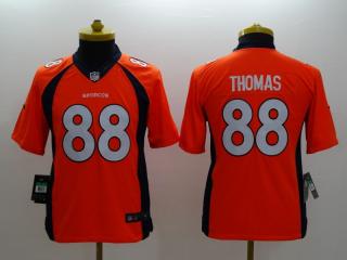 Youth Denver Broncos 88 Demaryius Thomas Football Jersey Orange