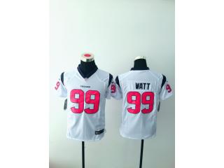 Youth Houston Texans 99 JJ Watt Football Jersey White