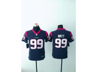 Youth Houston Texans 99 JJ Watt Football Jersey Navy Blue