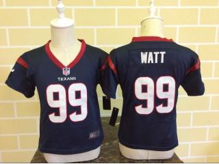 Toddler Houston Texans 99 JJ Watt Football Jersey Navy Blue