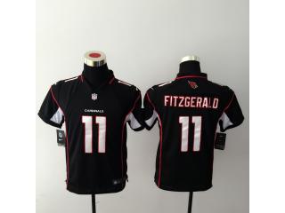 Youth Arizona Cardinals 11 Larry Fitzgerald Football Jersey Black