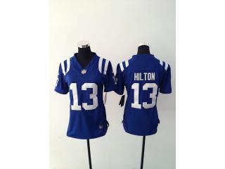 Women Indianapolis Colts 13 T. Y. Hilton Football Jersey Blue