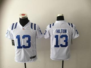 Youth Indianapolis Colts 13 T. Y. Hilton Football Jersey White