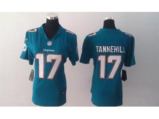 Women Miami Dolphins 17 Ryan Tannehill Football Jersey Green