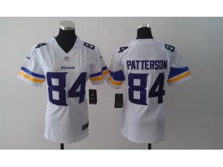 Women Minnesota Vikings 84 Cordarrelle Patterson Football Jersey White