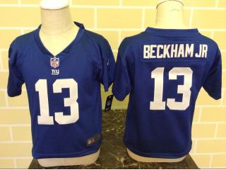 Toddler New York Giants 13 Odell Beckham Jr Football Jersey Blue