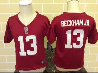 Toddler New York Giants 13 Odell Beckham Jr Football Jersey Red