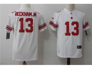 Youth New York Giants 13 Odell Beckham JR Football Jersey White