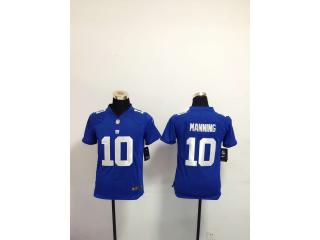 Youth New York Giants 10 Eli Manning Football Jersey Blue