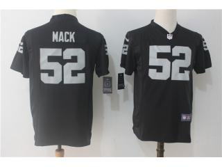 Youth Oakland Raiders 52 Khalil Mack Football Jersey Black