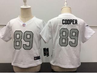 Toddler Oakland Raiders 89 Amari Cooper Football Jersey White