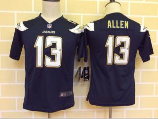 Youth San Diego Chargers 13 Keenan Allen Football Jersey Black