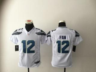 Youth Seattle Seahawks 12 12th Fan Football Jersey White