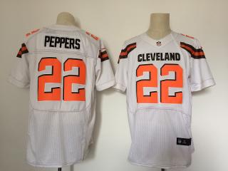Cleveland Browns 22 Jabrill Peppers Elite Football Jersey White