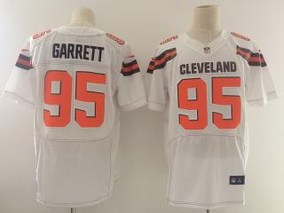 Cleveland Browns 95 Myles Garrett elite Elite Football Jersey White