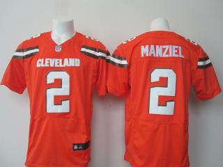 Cleveland Browns 2 Johnny Manziel elite Elite Football Jersey Orange