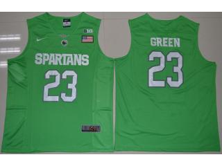 Michigan State Spartans 23 Draymond Green College Basketball Jersey Apple