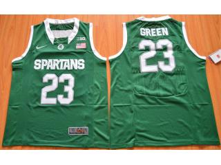 Michigan State Spartans 23 Draymond Green College Basketball Jersey