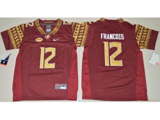Youth Florida State Seminoles 12 Deondre Francois College Football Jersey Red