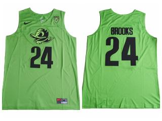 2017 Oregon Ducks 24 Dillon Brooks College Basketball Jersey Electric Green