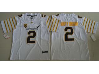 Oregon Duck 2 pring Game Mighty Weebfoot 100th Rose Bowl Elite Jersey White