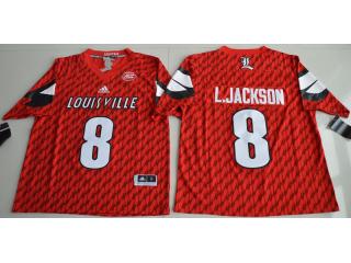 Louisville Cardinals 8 Lamar Johnson College Football Jersey Cardinal