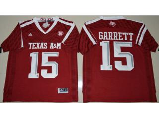 Texas A&M Aggies 15 Myles Garrett College Football Jersey Maroon