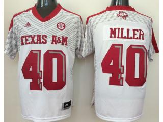 Texas A&M Aggies 40 Von Miller College Football Jersey White