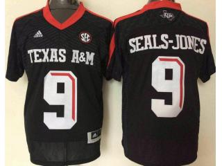 Texas A&M Aggies 9 Ricky Seals-Jones College Football Jersey Black