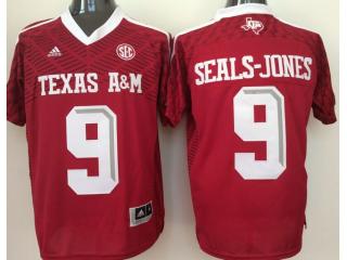 Texas A&M Aggies 9 Ricky Seals-Jones College Football Jersey Red