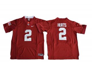 Youth Alabama Crimson Tide 2 Jalen Hurts College Football Pro Combat Jersey