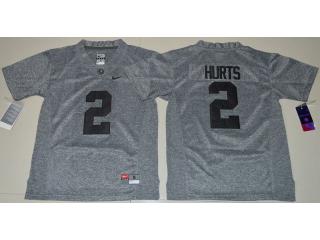 Youth Heather Gray Alabama Crimson Tide 2 Jalen Hurts College Football Jersey Gridiron