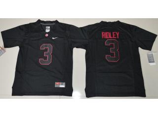 Youth Alabama Crimson Tide 3 Calvin Ridley College Football Jersey Blackout