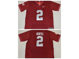 Alabama Crimson Tide 2 Jalen Hurts College Football Pro Combat Jersey