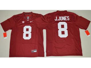 Alabama Crimson Tide 8 Julio Jones College Football Jersey Red