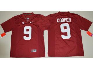 Alabama Crimson Tide 9 Amari Cooper College Football Jersey Red