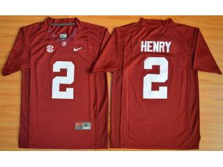Youth Alabama Crimson Tide 2 Derrick Henry College Football Jersey Red