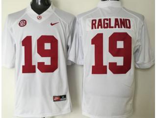 Alabama Crimson Tide 19 Reggie Ragland College Football Jersey White