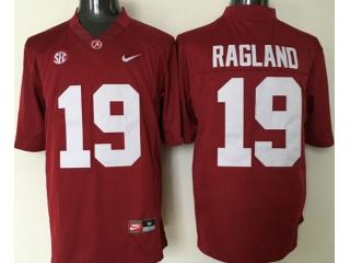 Alabama Crimson Tide 19 Reggie Ragland College Football Jersey Red