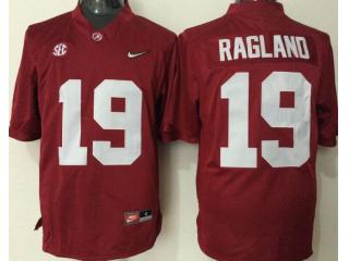 Alabama Crimson Tide 19 Reggie Ragland College Football Jersey Red Diamond Edition