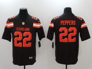 Cleveland Browns 22 Jabrill Peppers Football Jersey Legend Brown