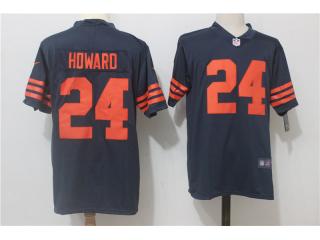 Chicago Bears 24 Jordan Howard Football Jersey Legend Navy Blue Orange Word