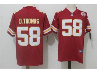 Kansas City Chiefs 58 Derrick Thomas Football Jersey Legend Red